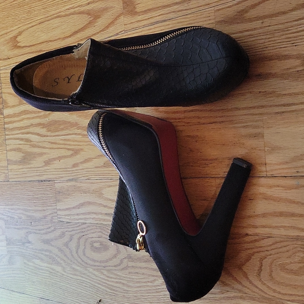 S Y L shoes size 39 Black minimally used